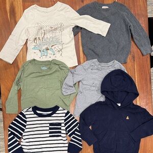 Bundle - Toodler sweaters and Ling sleeve T-Shirts